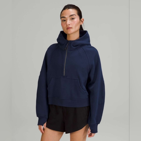 lululemon athletica Tops Lululemon Scuba Oversized Half 2 Zip Night